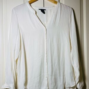 H&M long sleeve blouse Size 8